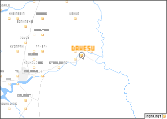 map of Dawesu