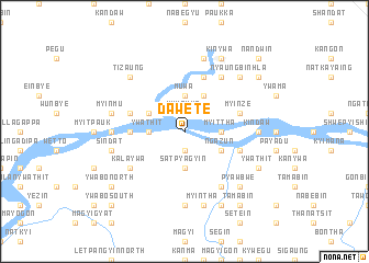 map of Dawete