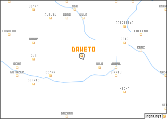 map of Daweto