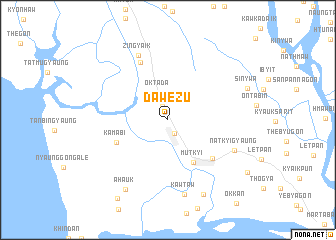 map of Dawezu