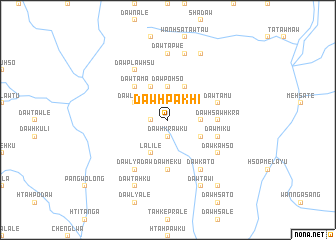 map of Daw Hpak-hi