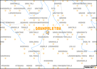 map of Daw Hpa-lè-taw