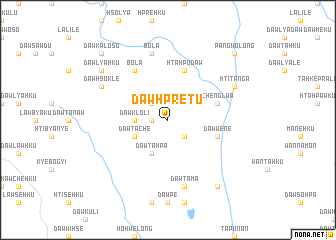 map of Dawhpre-tu