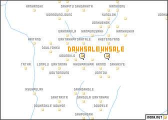 map of Daw Hsa-lè