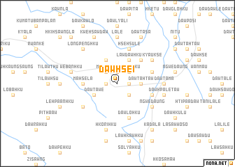 map of Daw Hsè-i