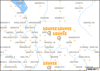 map of Daw Hsè