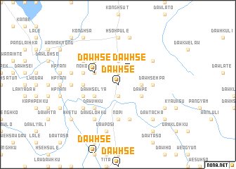 map of Daw Hsè