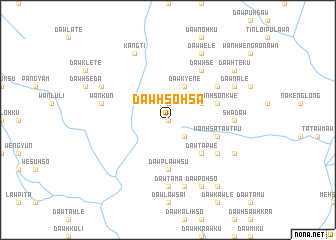 map of Dawhso-hsa
