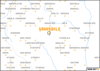 map of Dawhso-klè