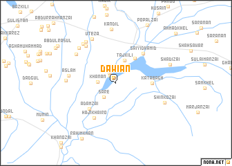 map of Dāwiān
