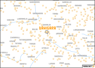 map of Dawi Gara
