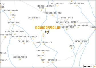 map of Dāwir as Sālim