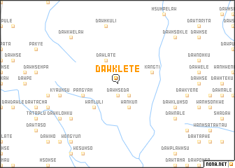 map of Dawkle-te