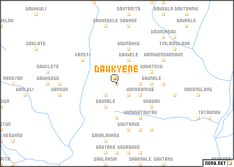 map of Dawkye-nè