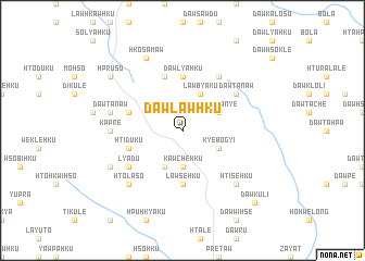 map of Dawlawhku