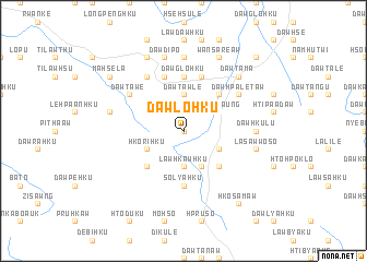 map of Daw Lo-hku