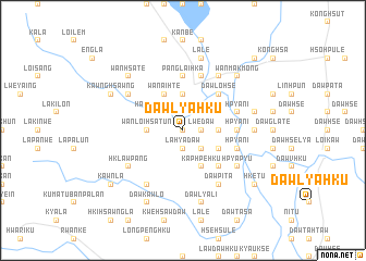 map of Daw Lya-hkü