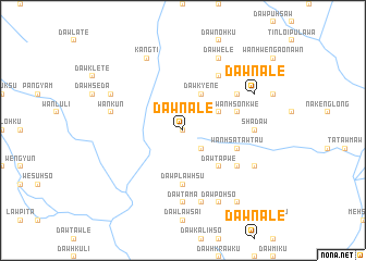 map of Dawna-lè