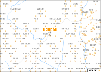 map of Dawodu