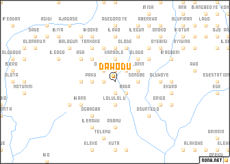 map of Dawodu