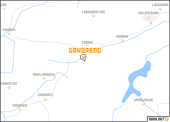 map of Dawopeng