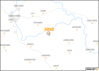 map of Dawo