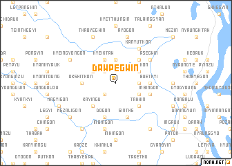 map of Dawpegwin