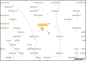 map of Dawpè