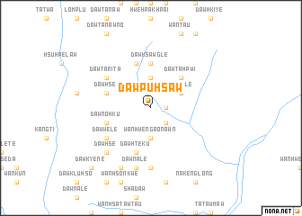 map of Daw Pu-hsaw