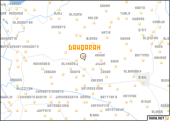 map of Dawqarah