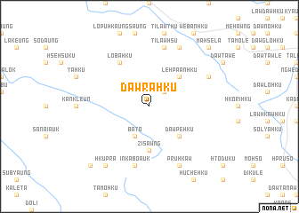 map of Dawrahku