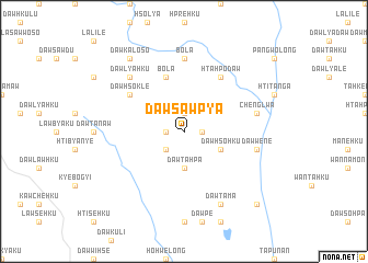 map of Dawsawpya