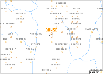 map of Dawsè