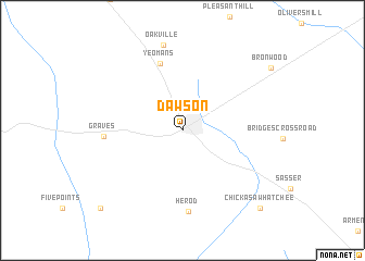 map of Dawson