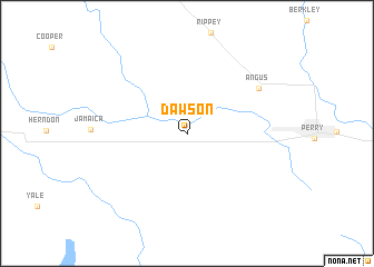 map of Dawson