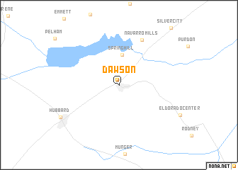 map of Dawson