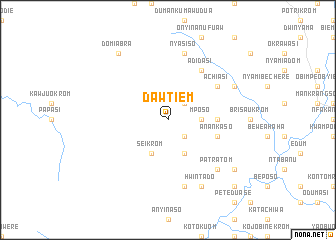 map of Dawtiem