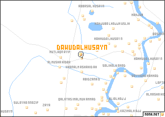 map of Dāwūd al Ḩusayn