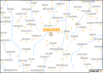 map of Dawuhan