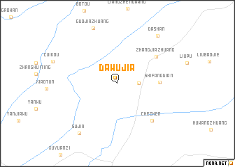 map of Dawujia