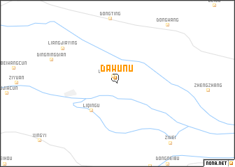 map of Dawunü