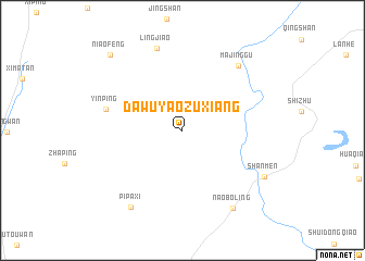 map of Dawu Yaozuxiang