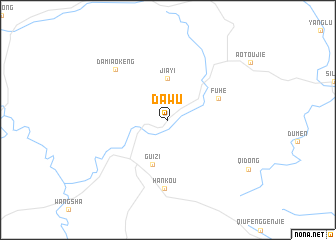 map of Dawu
