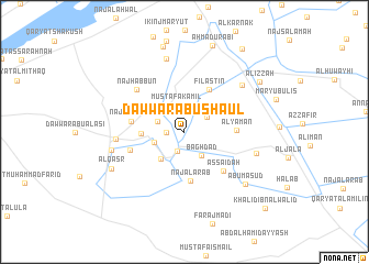 map of Dawwār Abū Shā‘ūl