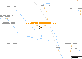 map of Dawwār al Qawādirīyah