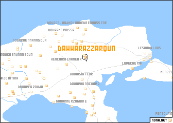 map of Dawwār az Zarqūn