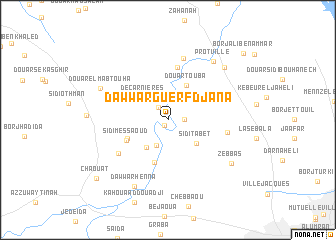 map of Dawwār Guerfdjana