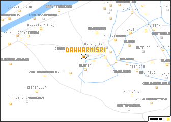 map of Dawwār Mişrī