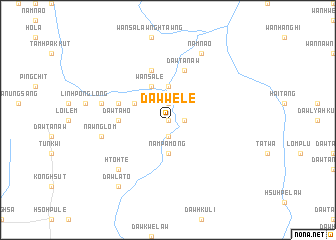 map of Dawwe-lè
