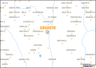 map of Dawwè-nè